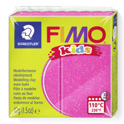 Fimo kids glitter pink