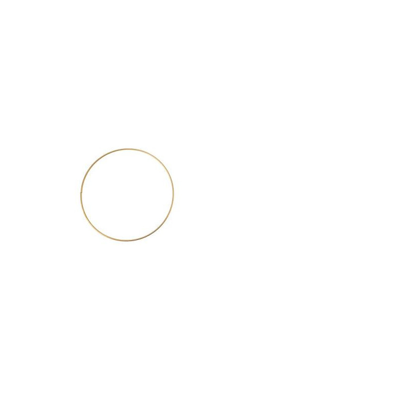 Metalen ring goud 20cm