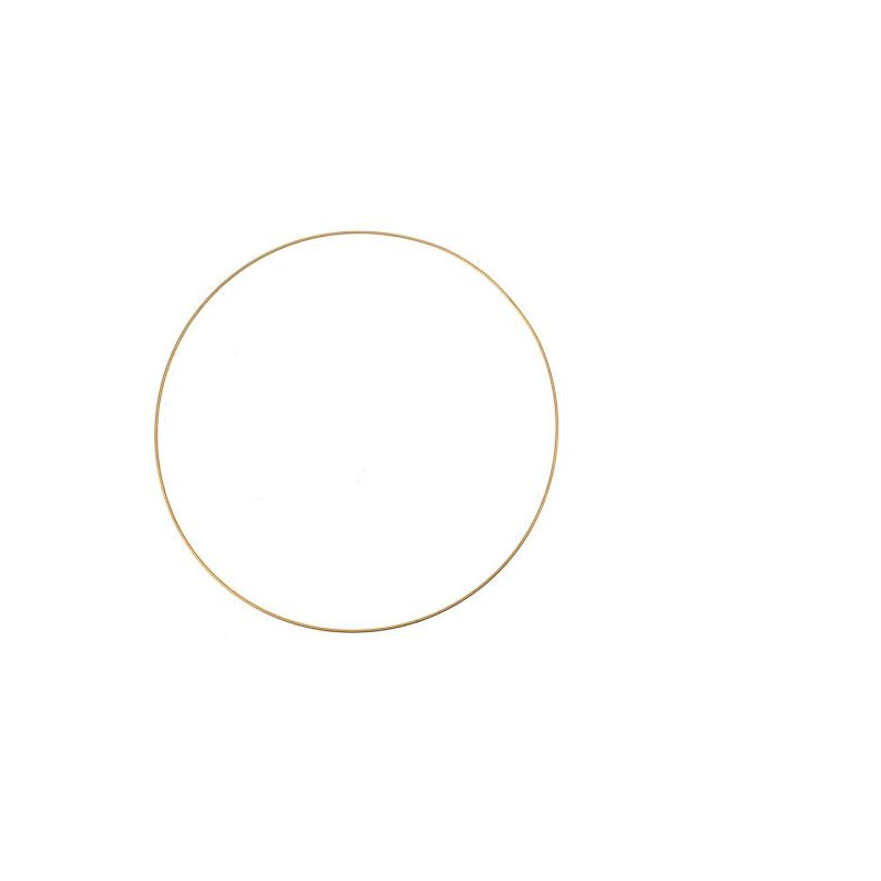 Metalen ring goud 40cm