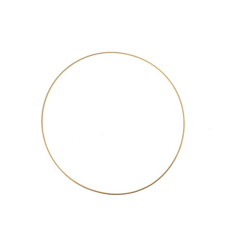 Metalen ring goud 50cm