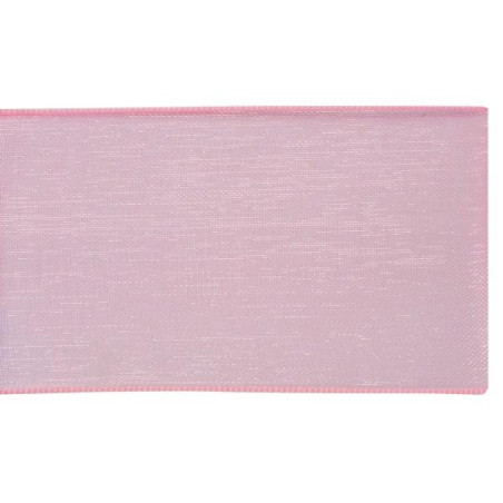 Organzalint 38mm roze
