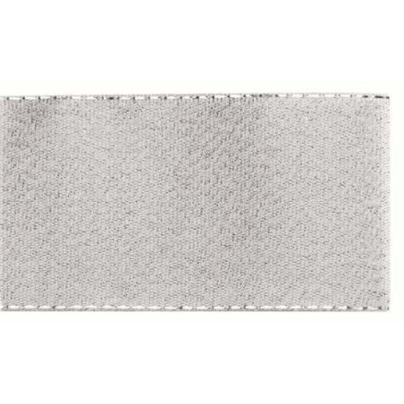 Glitterlint 25mm zilver