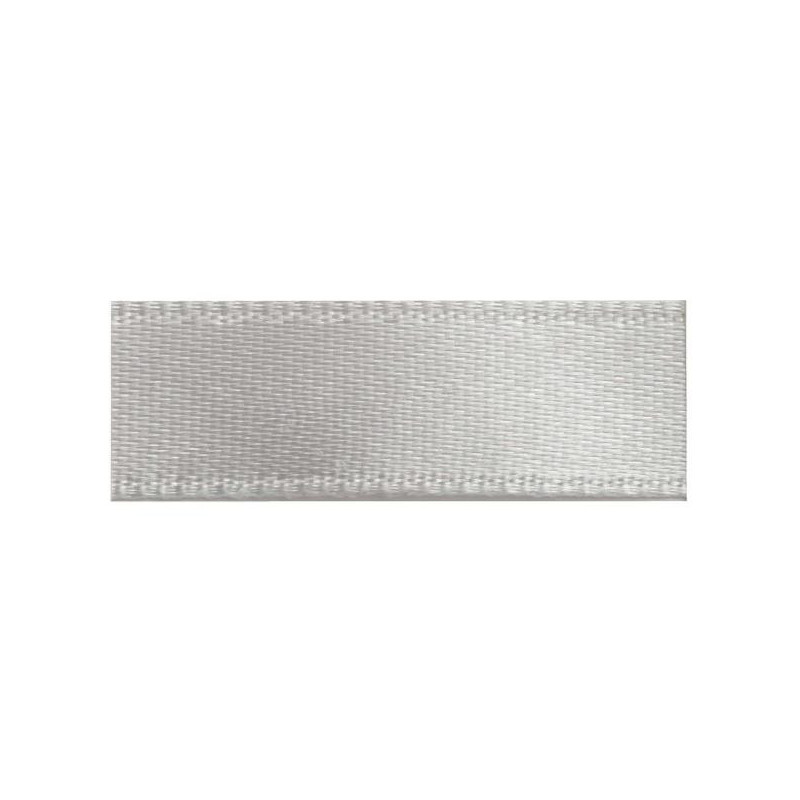 Satijnlint 3mm zilver