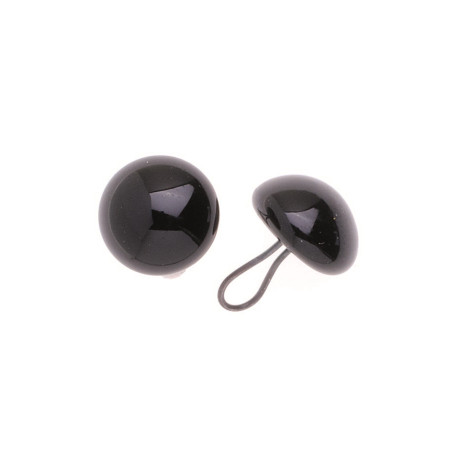 Glasogen zwart 3mm, 2st