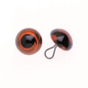 Glasogen bruin 10mm, 2st