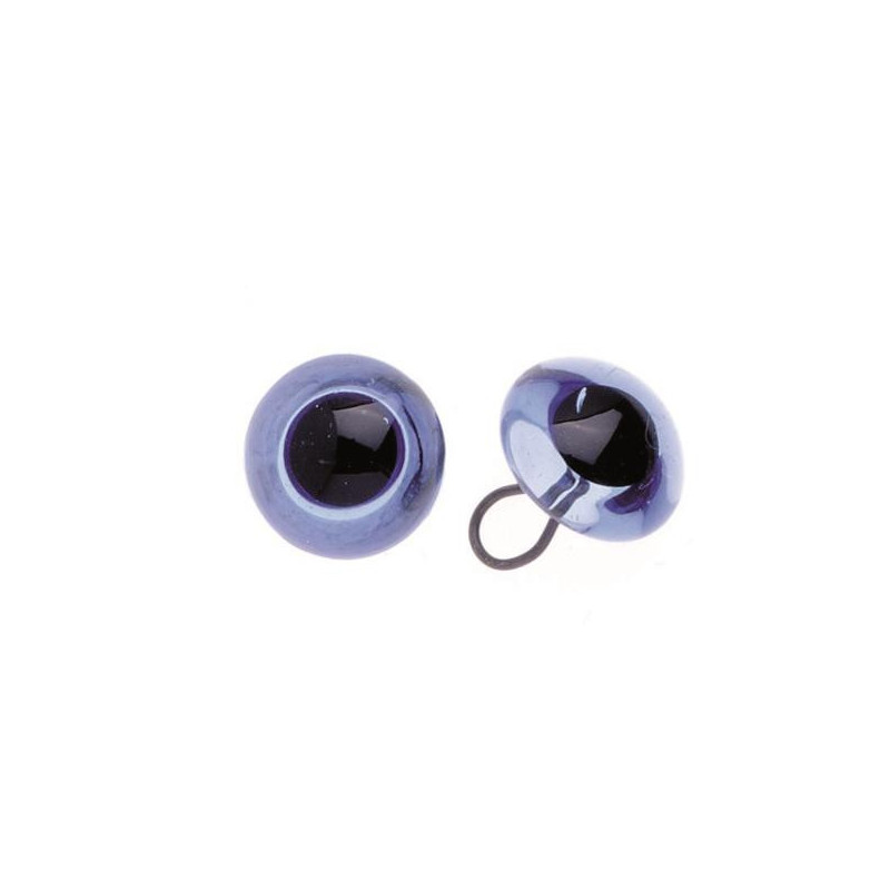 Glasogen blauw 12mm, 2st