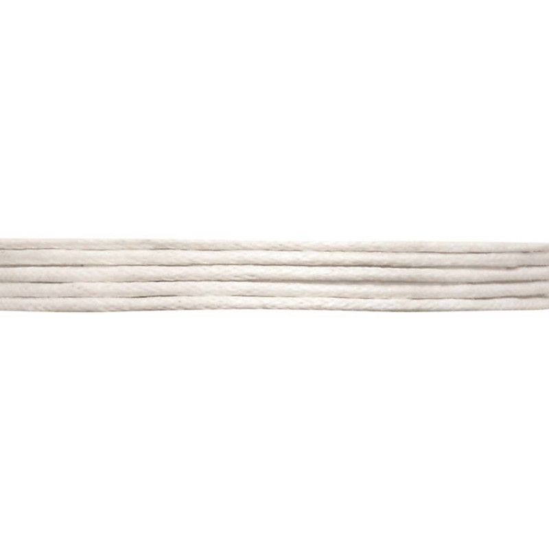 Katoenkoord 1mm wit