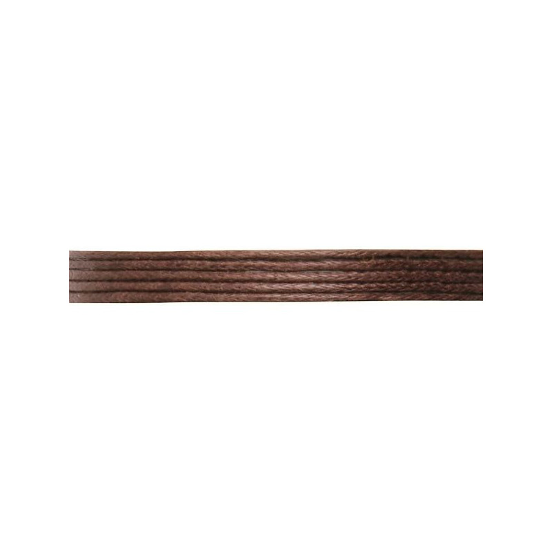 Katoenkoord 1mm donkerbruin