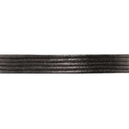Katoenkoord 1mm zwart