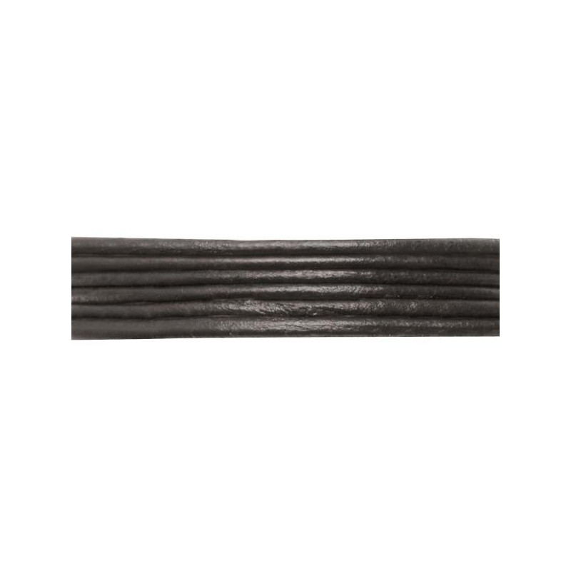Lerenveter 2mm zwart