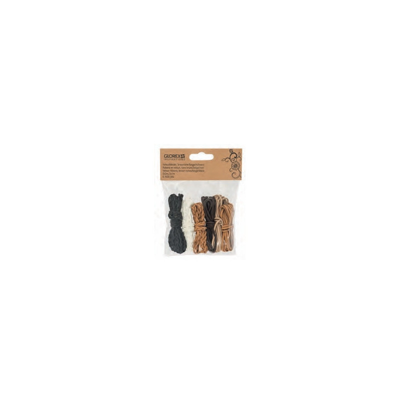 Veloursband , bruine tinten/ beige/zwart 3x2m, 3x1m