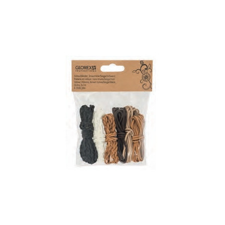 Veloursband , bruine tinten/ beige/zwart 3x2m, 3x1m