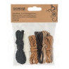 Veloursband , bruine tinten/ beige/zwart 3x2m, 3x1m