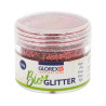 Bio glitter fijn rood