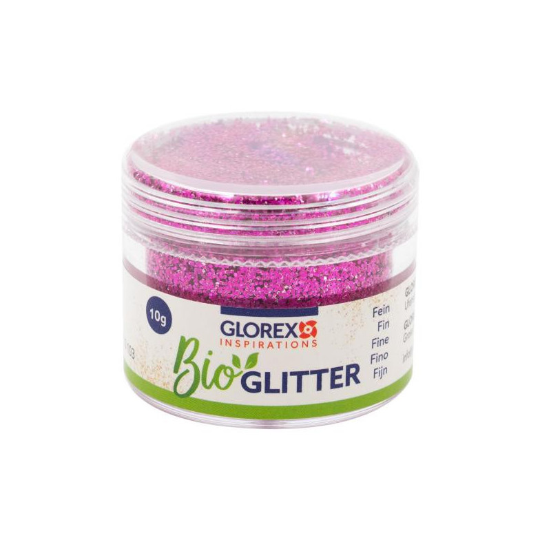 Bio glitter fijn pink