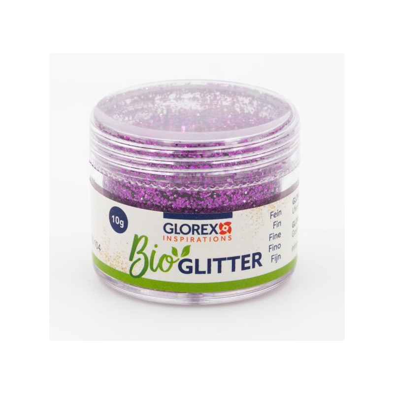 Bio glitter fijn violet