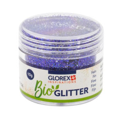 Bio glitter fijn donkerblauw