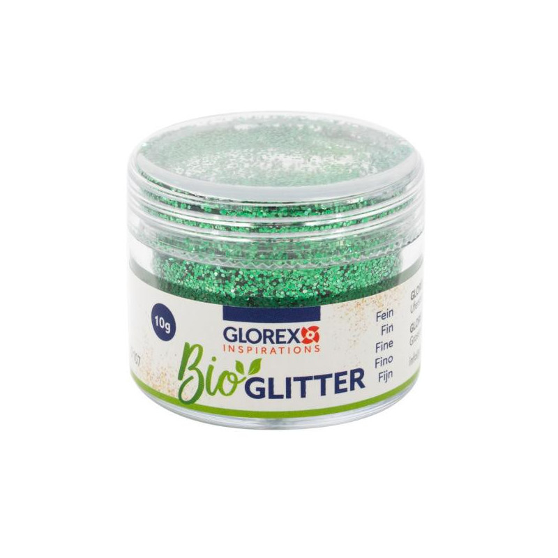 Bio glitter fijn groen
