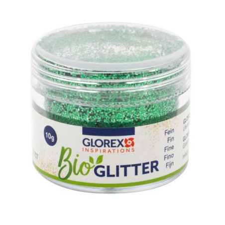 Bio glitter fijn groen