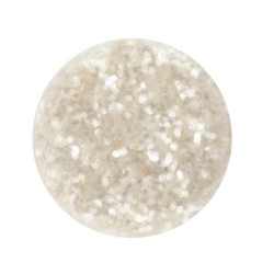 Bio glitter grof wit