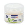 Bio glitter grof wit