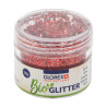 Bio glitter grof rood
