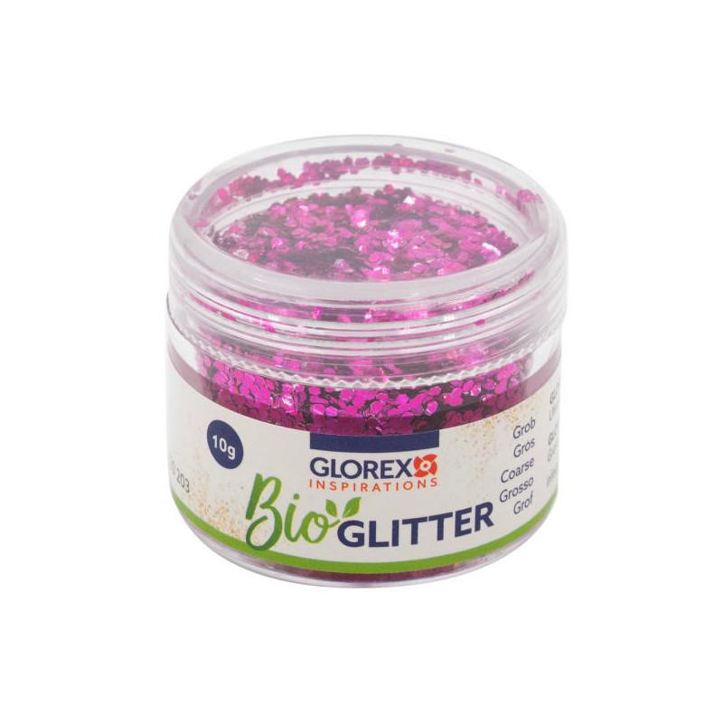 Bio glitter grof pink