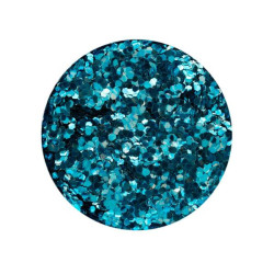 Bio glitter grof lichtblauw