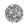 Bio glitter grof zilverkleurig