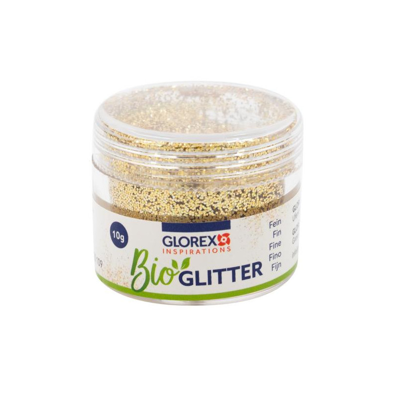 Bio glitter grof champagne