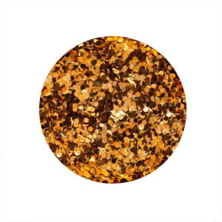 Bio glitter grof koperkleurig