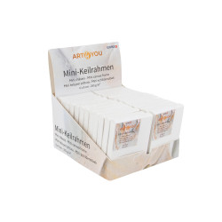 Miniatuur schildersdoeken 6x8cm FSC®