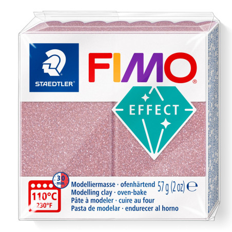 Fimo Glitter roségoud (212)