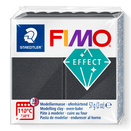 Fimo Metallic staalgrijs (91)