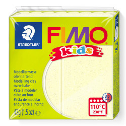 Fimo kids parelmoer geel