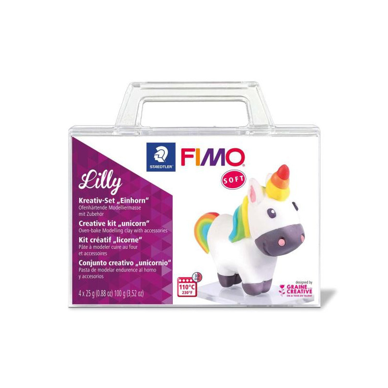 FIMO® soft koffer eenhoorn