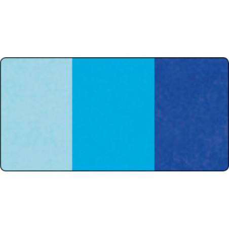 Bloemenzijde blauw assorti