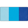 Bloemenzijde blauw assorti