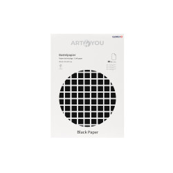 Knutselpapier-blok "Black Paper"