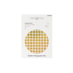 Spiegelkarton-blok "Golden Holographic Mix"