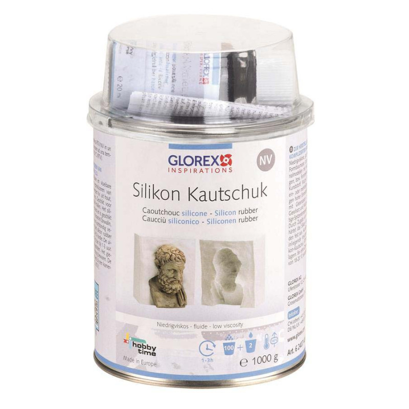 Siliconenrubber 1000g LV hoog elastisch