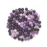 Houten kralen lila mix 6mm