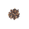 Houten kralen bruine mix 6mm