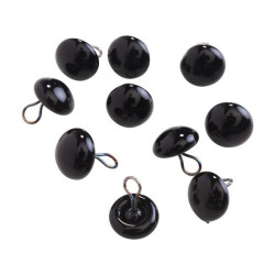 Glasogen zwart 14mm, 50st