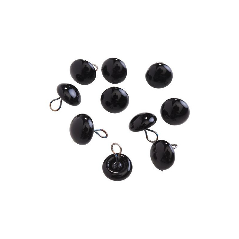 Glasogen zwart 14mm, 50st