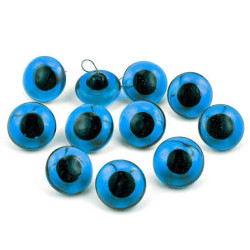 Glasogen blauw 14mm, 50st