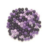 Houten kralen lila mix 15mm