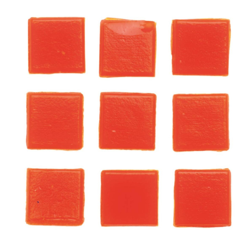 Mozaïek stenen 10x10mm oranje
