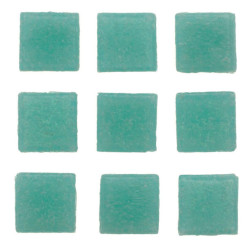 Mozaïek stenen 10x10mm donker turquoise
