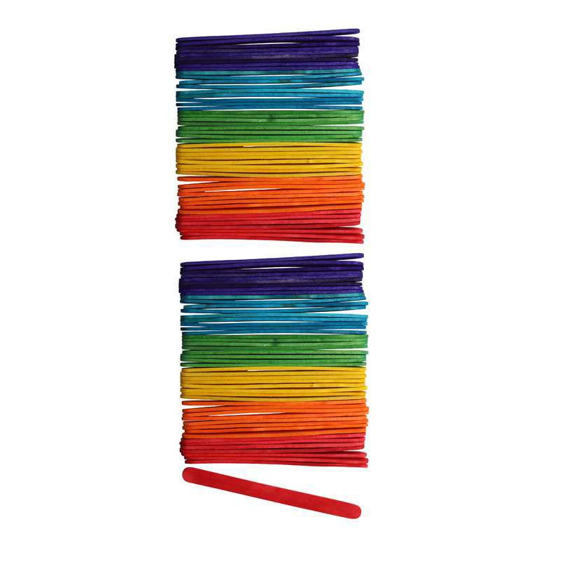 Knutselhoutjes assorti 10x114mm